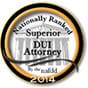 Nationally Ranked Superior DUI Attorney By the nafdd 2014